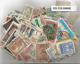 200 timbres de Colombie