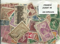 200 timbres de France avant 1946