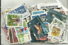 200 timbres de Norvege