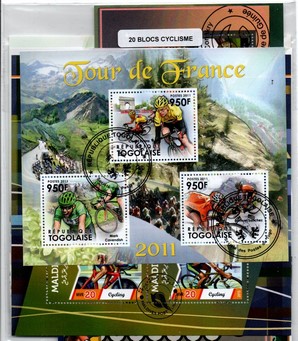 20 blocs thematique " Cyclisme "