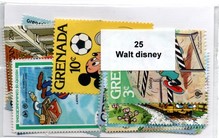 25 timbres thematique " Disney "