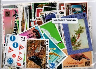 300 timbres de Corée du Nord