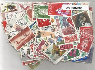 300 timbres de Norvege
