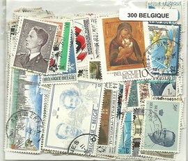 300 timbres de belgique