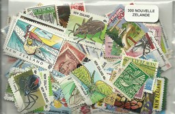 300 timbres de Nouvelle Zelande