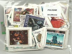 300 timbres de Pologne