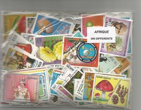 500  timbres d'Afrique