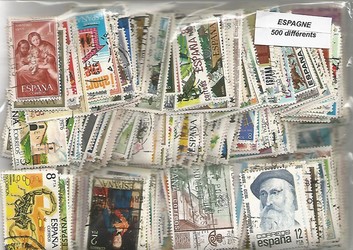500 timbres d'Espagne