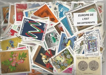 500  timbres d'Europe de l'Est