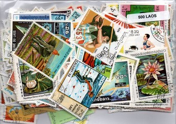 500  timbres du Laos