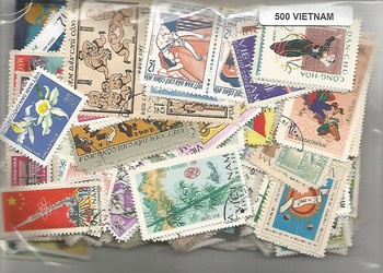 500 timbres du Vietnam