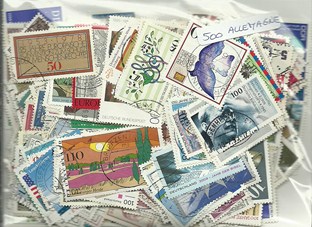 500  timbres d'Allemagne