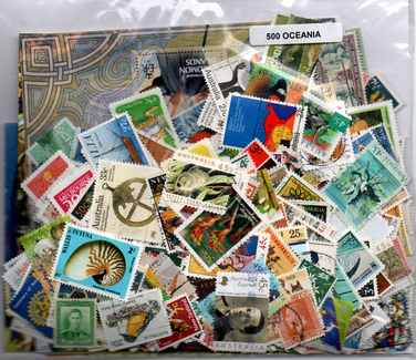 500 timbres d'Oceanie