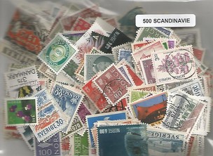 500  timbres de Scandinavie