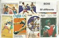 50 timbres thematique " Boxe"
