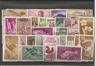 50 timbres des Colonies Espagnoles