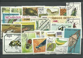 50 timbres thematique " insectes"