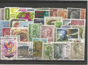 50 timbres du Luxembourg