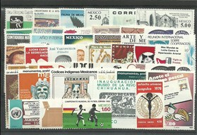 50 timbres du Mexique