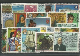 50 timbres du Paraguay