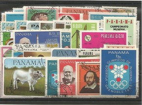 50 timbres du Panama