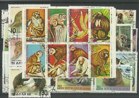 50 timbres thematique "Singes"
