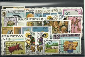 50 timbres du Togo