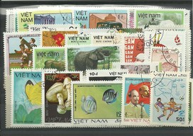 50 timbres du Vietnam