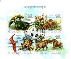blocs thematique " animaux prehistoriques 12 "