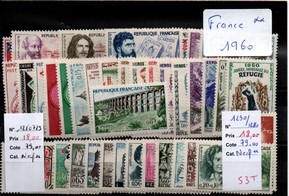 Timbres de France Année 1960 Neufs (1250723)