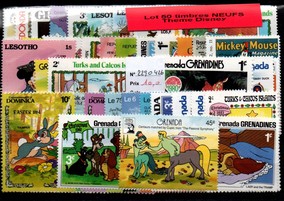 50 timbres thematique " Disney NEUFS " (2290426)