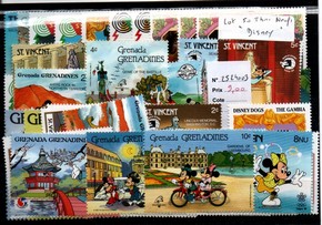 50 timbres thematique " Disney " NEUFS (2400325)