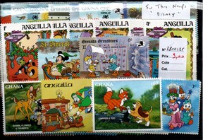 50 timbres thematique " Disney " NEUFS (2800125)