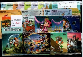 50 timbres thematique " Disney " NEUFS (2800325)