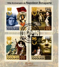 bloc timbres thematique " Napoleon 37