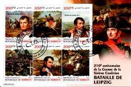 bloc timbres thematique " Napoleon 53