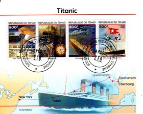 bloc timbres thematique " Titanic 15 "