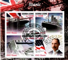 bloc timbres thematique " Titanic 16 "